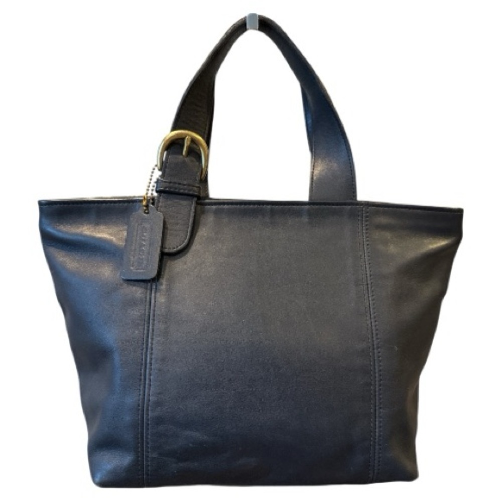 VINTAGE COACH WOMEN’S WAVERLY SMALL PURSE HANDBAG BUCKET TOTE BLUE 4133 - Picture 1 of 10